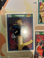 Ghost Rider 1990 Impel Marvel Universe #82 Super Heroes Rookies Rookie picture