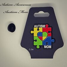 Autism Awareness Autsim Mom Pin, Replacement Back Included picture