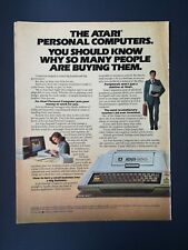 Vintage 1980 Atari 400 Personal Computer 2 Page Full Color Original Ad picture