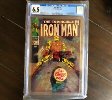IRON MAN #1 MARVEL COMICS 1968 CGC 6.5 OW/W PAGES picture