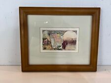 Antique “SIAM” Arbuckle Bros Miniature Map Colored Lithograph Framed picture