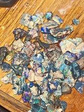 308cts lightning ridge black Opal rough picture