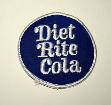Rare 1960s Diet Rite Cola Soda Employees Cloth Patch New NOS picture