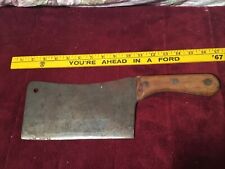 [RARE] ANTIQUE COLORADO CUT  CO. READING PA MEAT CLEAVER 15” 8 1/2”x4 1/2 STEEL picture