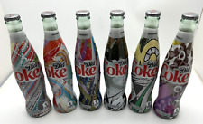 Six Pack - 2016 Diet Coke It's Mine Series -Wrapped Unopened 12 oz Glass Bottles picture