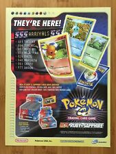 2003 Pokemon EX Ruby & Sapphire Trading Cards Print Ad/Poster Official Promo Art picture
