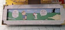 Vintage the peanuts comic strip framed Xx10 picture