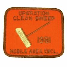 1981 Operation Clean Sweep Mobile Area Council Patch Boy Scouts BSA AL picture