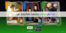Topps Star Wars Card Trader DIGITAL GALAXY MOS EISLEY CANTINA  GREEN BLUE picture