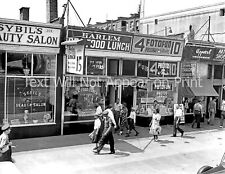 1939 View of Harlem, New York Vintage Photograph 8.5