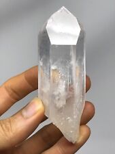 RARE Lemurian DOW Quartz Natural Wand 4.3oz Beautiful Top Clarity Colombia N54 picture