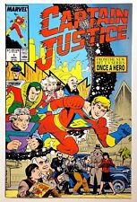Captain Justice #1 (March 1988, Marvel) 6.5 FN+  picture