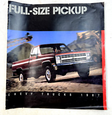 1987 Full-Size Pickup Chevy Trucks Sales Brochure picture