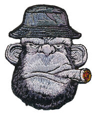 APE CIGAR BUCKET HAT MONKEY HOOK FASTENER EMBROIDERED PATCH picture