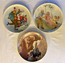 Lot of 3 Vintage Plates. Mother/Grandparents. By Artist Thornton Utz & J. Csatar picture