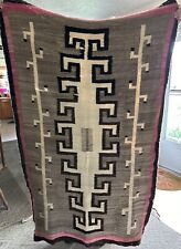 Antique 1930’s Native American Indian Navajo Ganado Klagetoh Weaving Rug 67”x41” picture