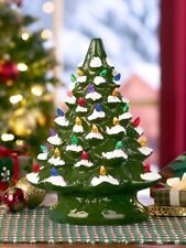 Lighted 13 Inch Ceramic Christmas Tree picture