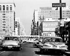 1959 Downtown LOS ANGELES Street Scene Photo (223-Y ) picture