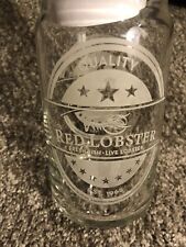 Red Lobster FRESH FISH - LIVE LOBSTER QUALITY EST. 1968 CAN STYLE Glass Cup picture