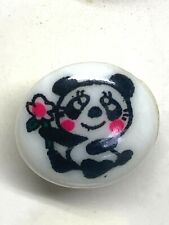 Vintage Panda Button 4 Shank Buttons Pacific 1/2