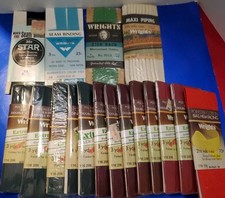 VTG Wrights Bias Hem Facing Tape Rick Rack Seam Binding Maxi Piping Lot 17 picture