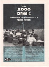 EG&G Vintage Magazine Ad 1962 Nuclear Reactor Telemetry System 2000 Channels picture