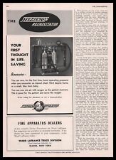 1947 Stephenson Corp Resuscitator Red Bank New Jersey Photo Oxygen Tank Print Ad picture