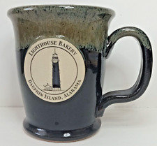 Sunset Hill Stoneware SHS Lighthouse Bakery Alabama Coffee Mug Cup Brown Black picture