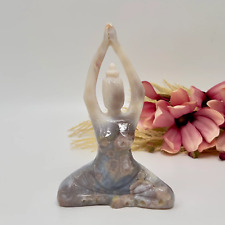 Flower Agate Yoga Lady Meditation Crystal Healing picture