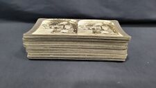 Lot of 32 UNDERWOOD & UNDERWOOD STEREOVIEW CARDS, People and others picture
