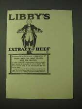 1900 Libby's Extract of Beef Ad - essential to the Proper Preparation picture