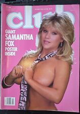 Club Adult Magazine 1988 Samantha Fox picture