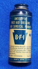 VTG B-F-I Tin (Bismuth Formic Iodide Compound) 1 1/4 ounce, Shaker Tin, Full picture