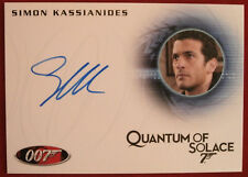 JAMES BOND - Quantum of Solace - SIMON KASSIANIDES - Hand-Signed Autograph Card picture