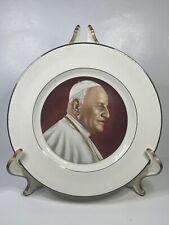 Vintage Pope Paul Plate Stokely China Warranted 22k w box picture