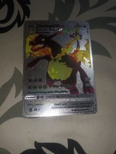English Rare Silver Holo Foil Pokemon Charizard Vmax HP 330 Gigantamax 43 picture