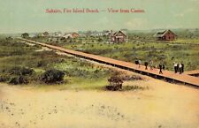 Birdseye View from Casino Saltaire Fire Island Beach New York NY c1910 Postcard picture