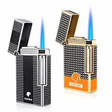 1 Torch Flame Cigar Lighter Jet Refillable Portable Lighter with box NO Gas picture