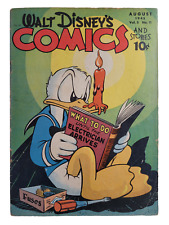 Walt Disney's Comics and Stories v5 #11 VINTAGE Dell Comic Gold 10¢ GD/VG VG- picture