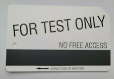 For Test Only Metrocard - White  back - Hard to find - MINT cond - Exp 2007 picture
