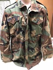 1989 US Military Camouflage Field Jacket - Size Small Long picture