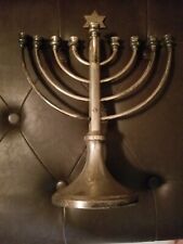 Antique Sterling Silver Menorah  picture