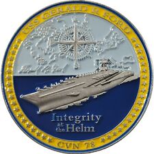 USS Gerald R Ford CVN-78 Commemorative Challenge Coin 2