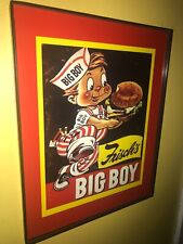 Frisch's Big Boy Diner Restaurant Kitchen Hamburger Advertising Sign picture