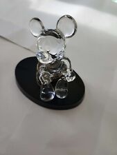 Walt Disney World Crystal Mickey Mouse  Sitting On Movie Reels with Base picture
