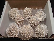 Desert Rose Collection Natural Selenite Crystal Clusters Brown White picture