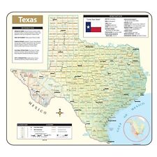 Texas map .Shaded Relief Map picture