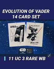 topps star wars card Trader EVOLUTION OF VADER 14 Card Set picture