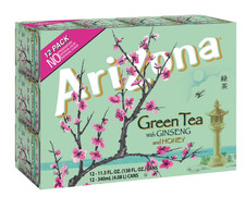 Arizona Green Tea with Ginseng and Honey, 11.5 Fl Oz Cans (12-Pack picture