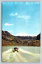 Boating On Lake Powell, Utah-Arizona - Unposted VINTAGE Postcard picture